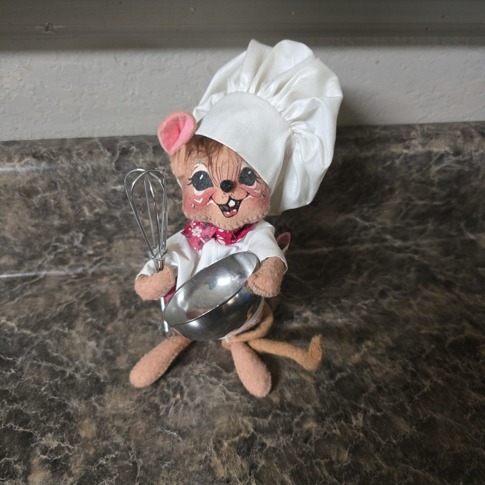 Annalee Mouse Chef Figurine